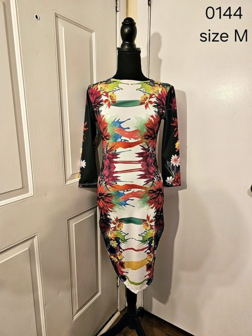 Floral Midi Dress Size Medium